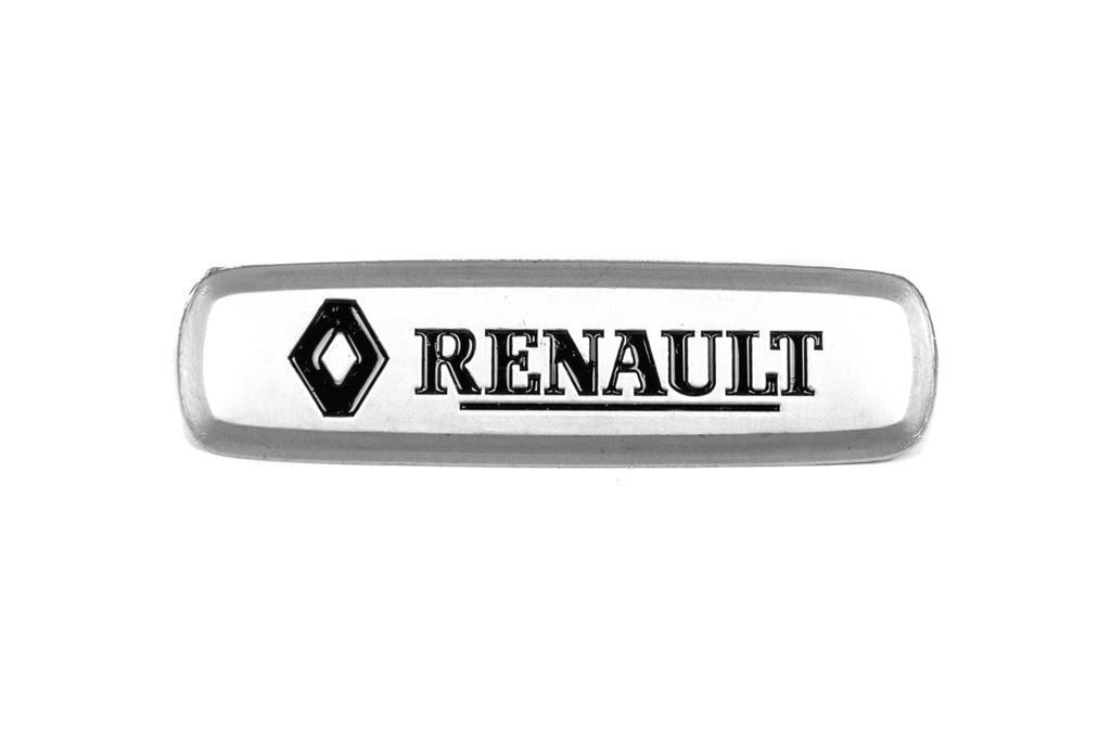Шильдик для ковриков Digital Designs для Renault алюминий 1 шт. Серый (125988)