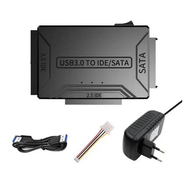 Перехідник на жорсткий диск SSD/HDD TISHRIC 8764 SATA-USB IDE (020678)