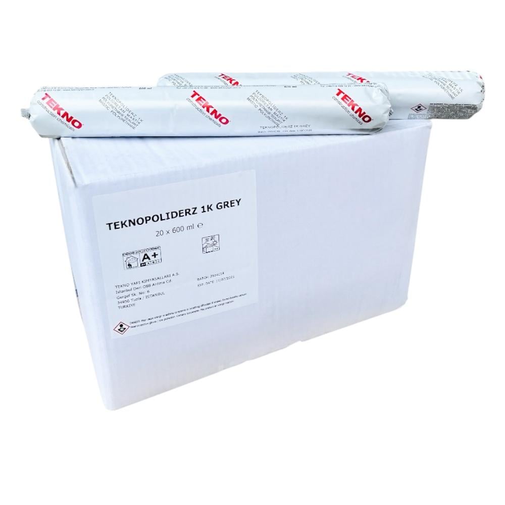 Герметик полиуретановый для швов Teknopoliderz 1K 600 мл Серый - фото 9