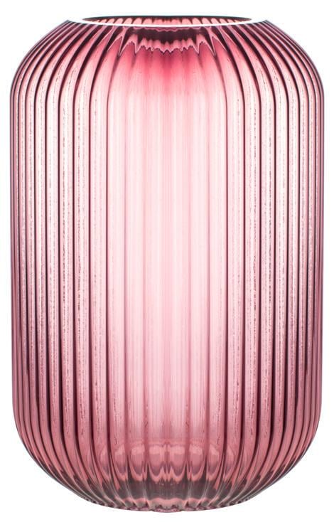 Ваза стеклянная Ariadne Tulip Dark Pink 18x28 см Темно-розовый