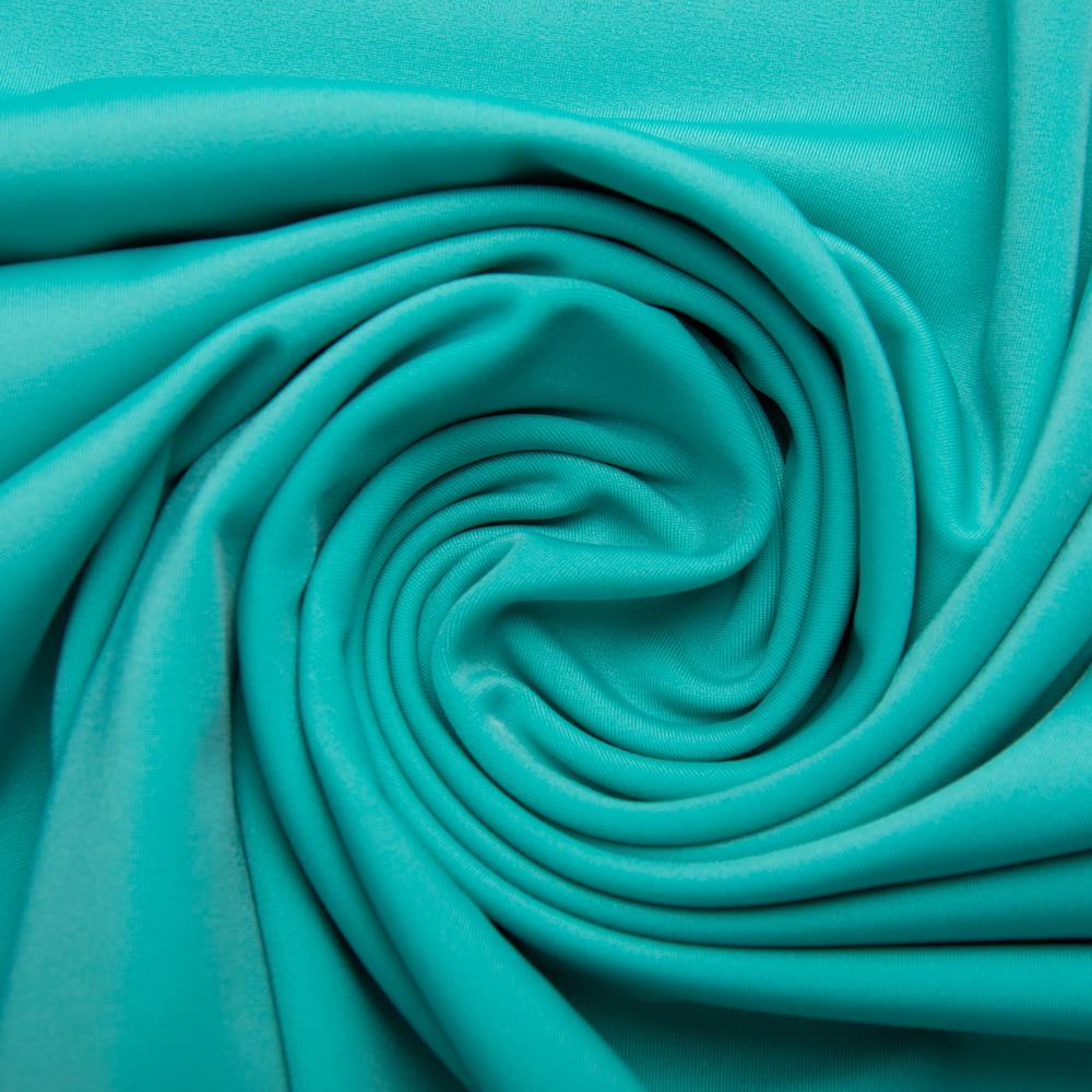 Ткань трикотаж Бифлекс матовый 194 гр/кв.м Бирюзовый (20031)