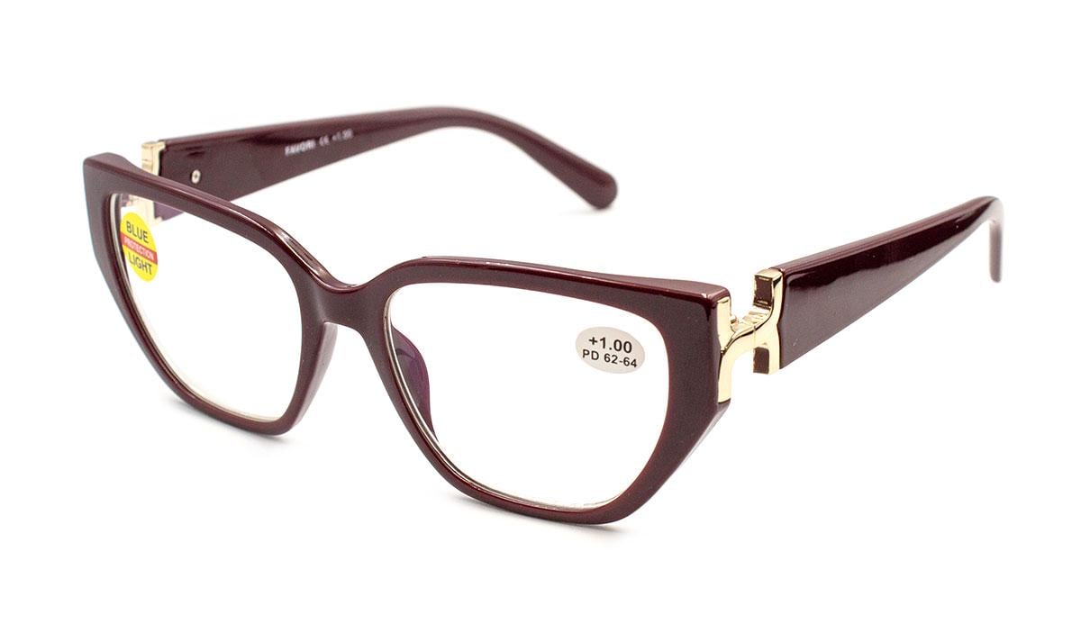 Окуляри для зору в пластиковій оправі Favori 25706-C2 Blue blocker -2,25