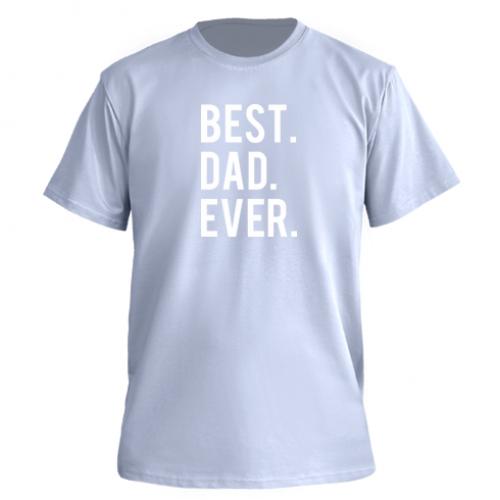 Футболка мужская Owi Premium "Best. Dad. Ever." M Бледно-голубой (15011363-14-126128-M)