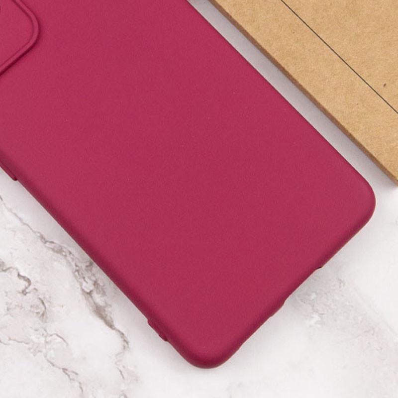 Противоударный Чехол Silicone Cover Lakshmi Full Camera (A) для Tecno Spark Go 2023 Бордовый / Marsala - фото 4