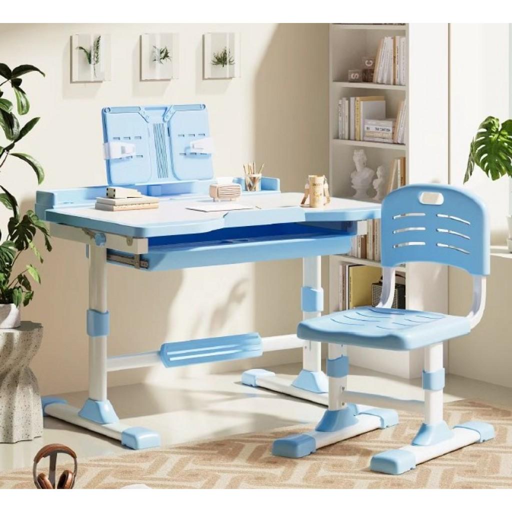 Парта шкільна Spoko SP-09 з лампою та сидінням Синій (4240104312)