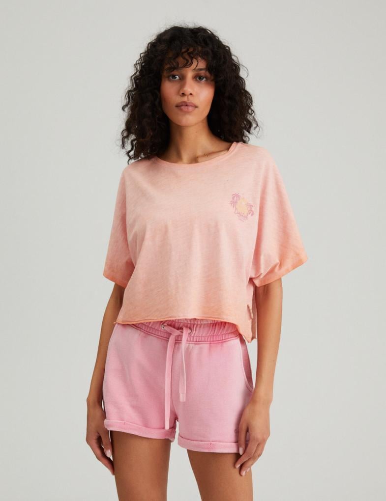 Футболка жіноча Diverse CLTN 543 S Персиковий (5902598871206) Футболка жіноча Diverse CLTN 543 S Персиковий (5902598871206)