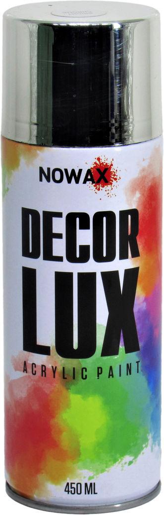 Автокраска Nowax Decor Lux 450 мл Серебряный хром (0122170) - фото 1