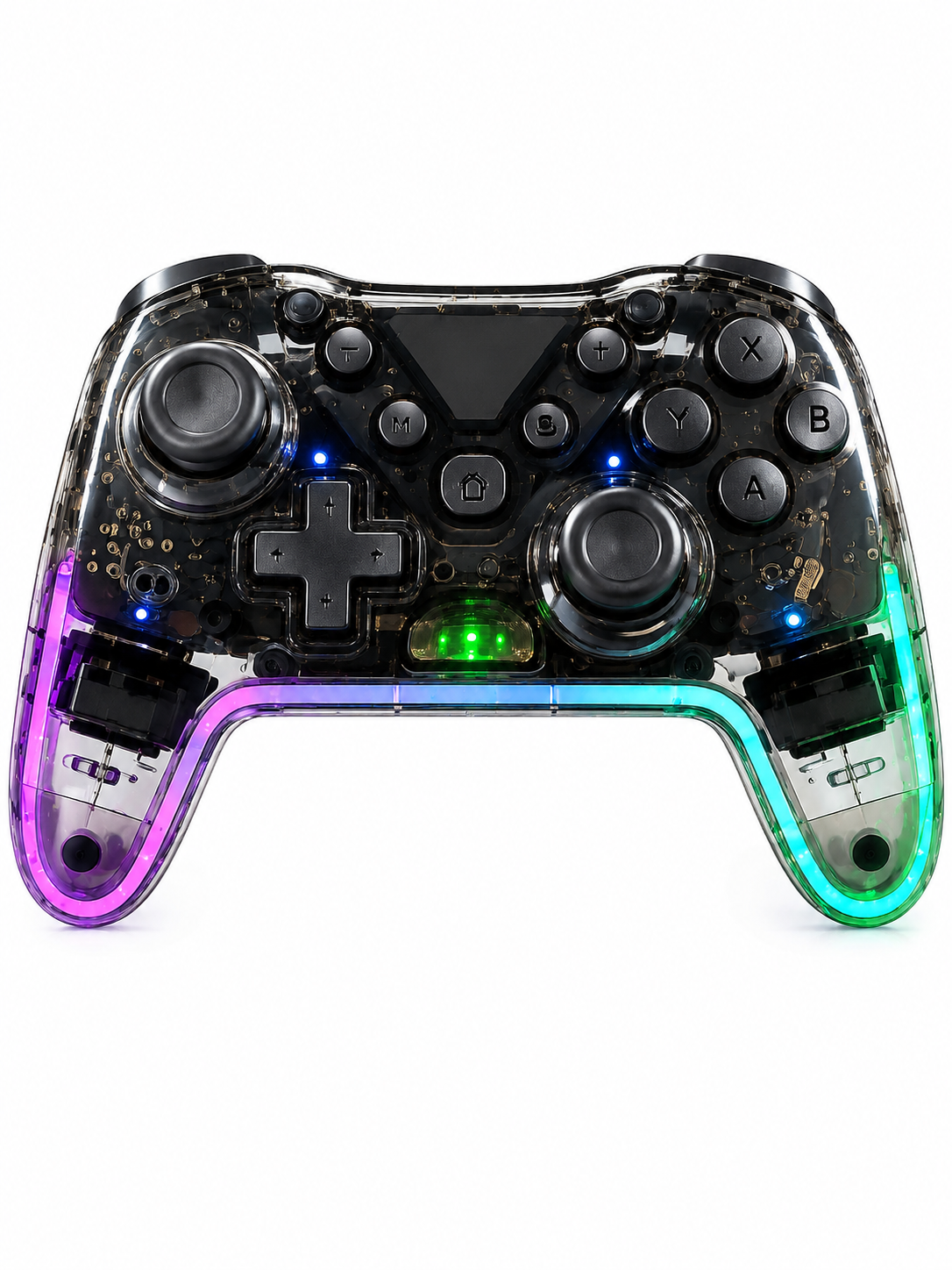 Геймпад беспроводной NS015 Bluetooth для Nintendo Switch/ПК/Android/PS3 Черный (9d9e355e)