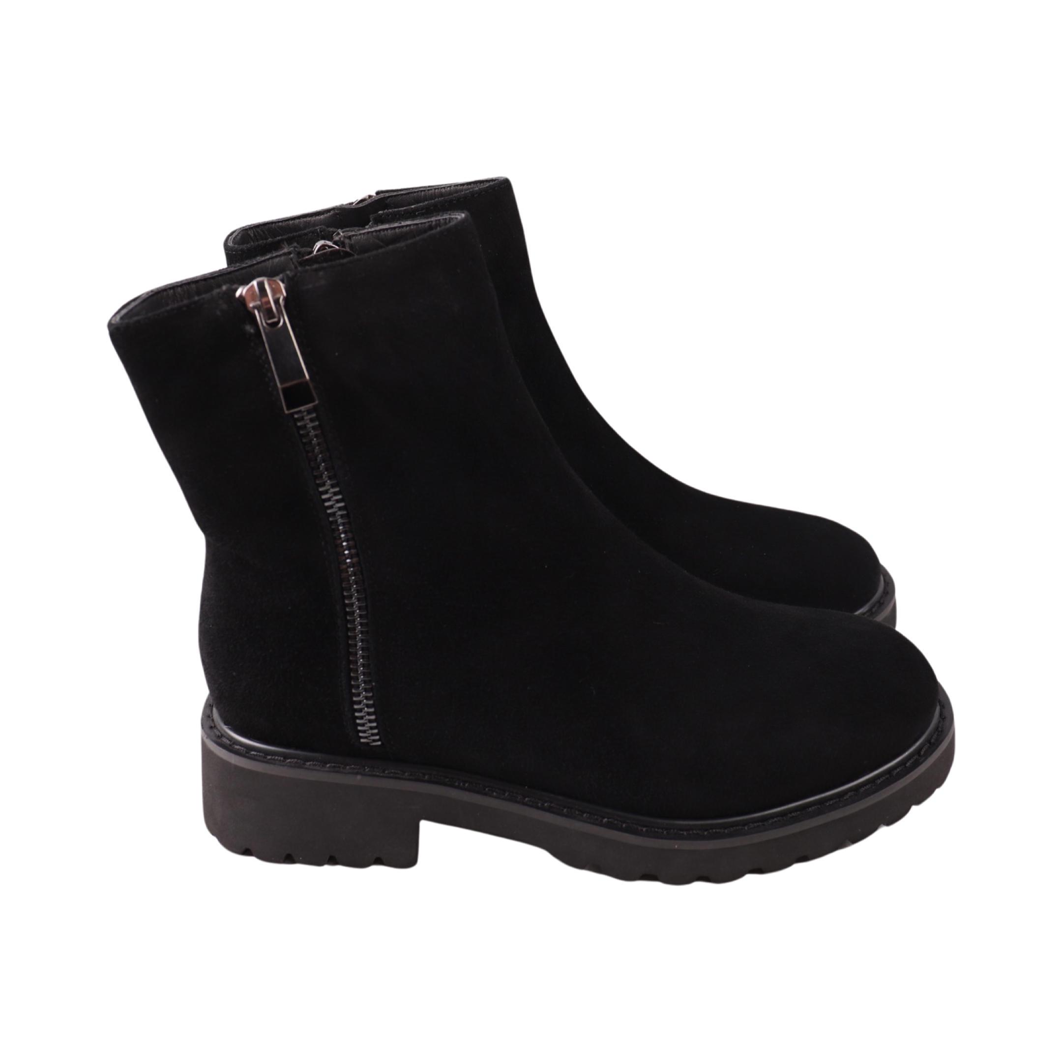 Ботинки женские Vidorcci замшевые р. 33 Черный (71-24ZHC)