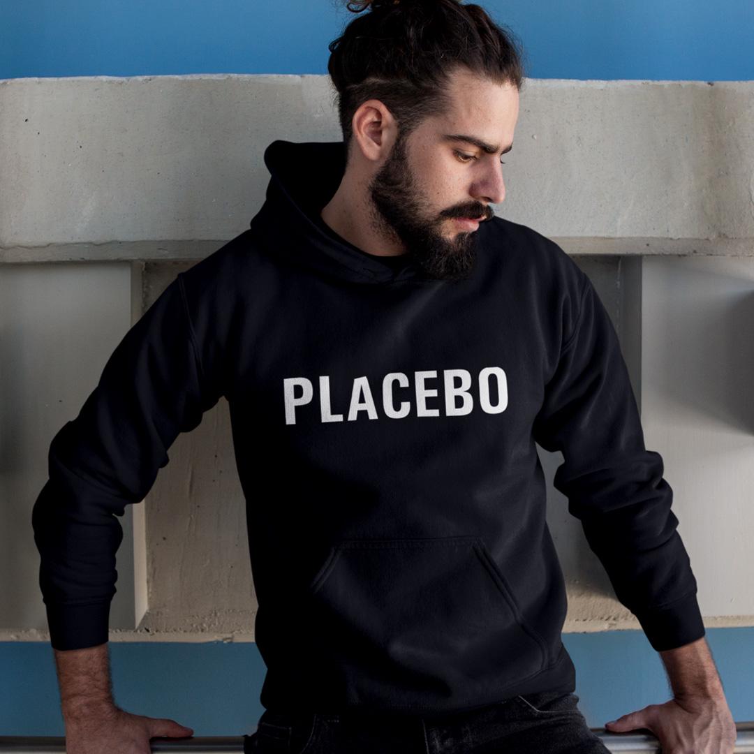 Худи мужское флисовое Placebo Placebo 1996 S Черный (00000005215)