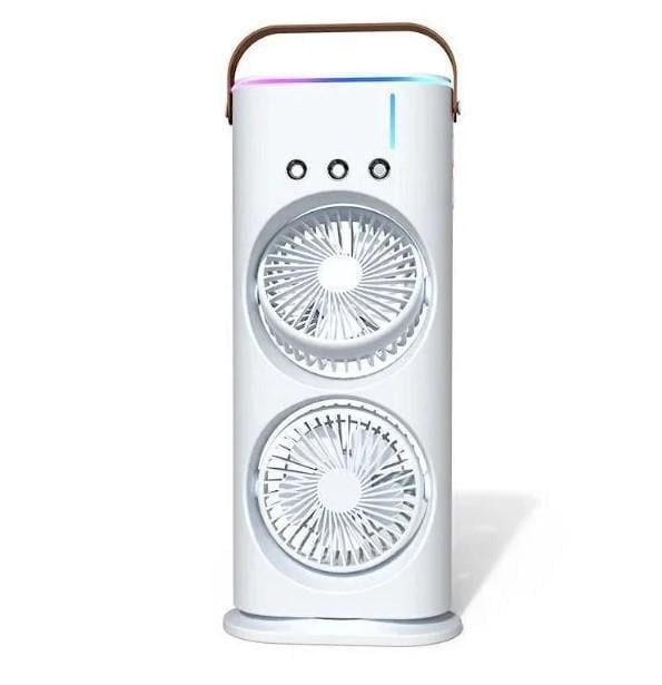 Вентилятор настільний з охолодженням Double-ended Spray Fan LED підсвічування/3 швидкості без пульта (2104618552)