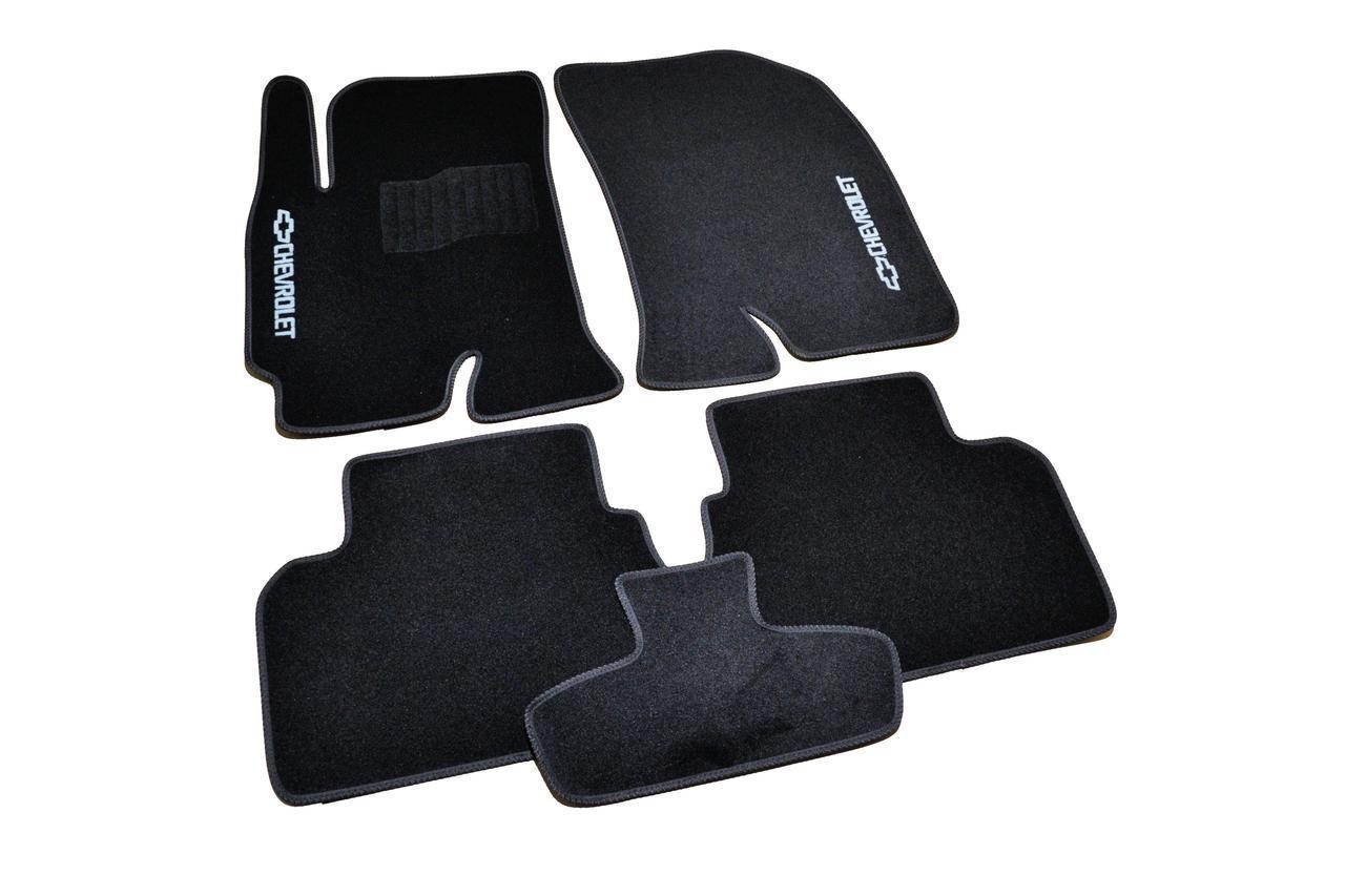 Килимки в салон ворсові для Chevrolet Epica 2006-2012 5 шт. Чорний (1398313121)