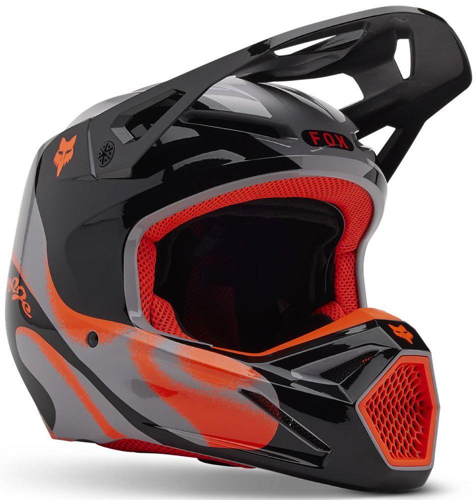 Мотошлем Fox V1 HELMET EMOTION XS Steel Gray (46286)