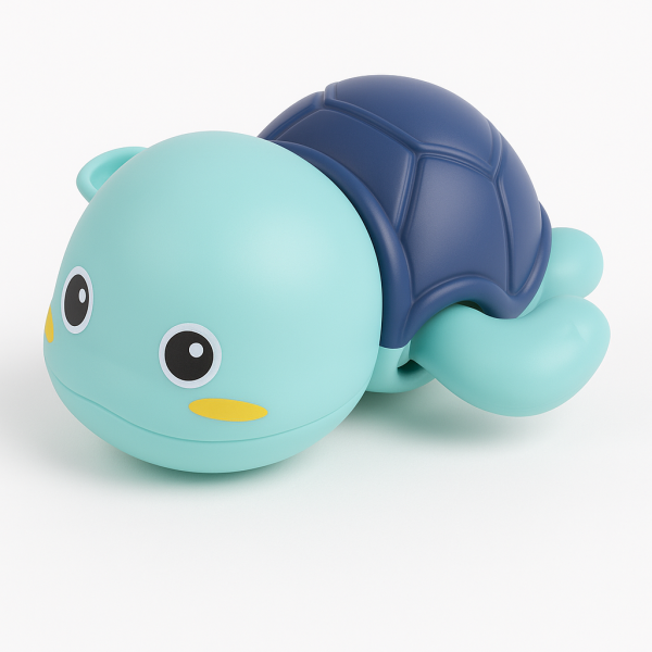 Іграшка для малюків Черепаха морська для ванної із заводним механізмом Блакитний (26710232)