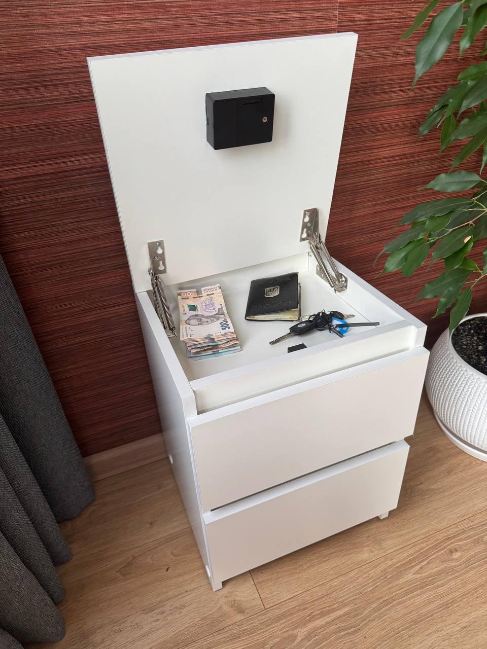 Тумба прикроватная Казна 352x340x450 мм Белый - фото 5 Тумба прикроватная Казна 352x340x450 мм Белый - фото 5