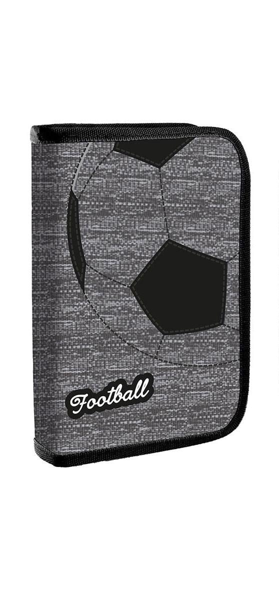 Пенал твердий YES одинарний з двома клапанами HP-04 Football (533358)