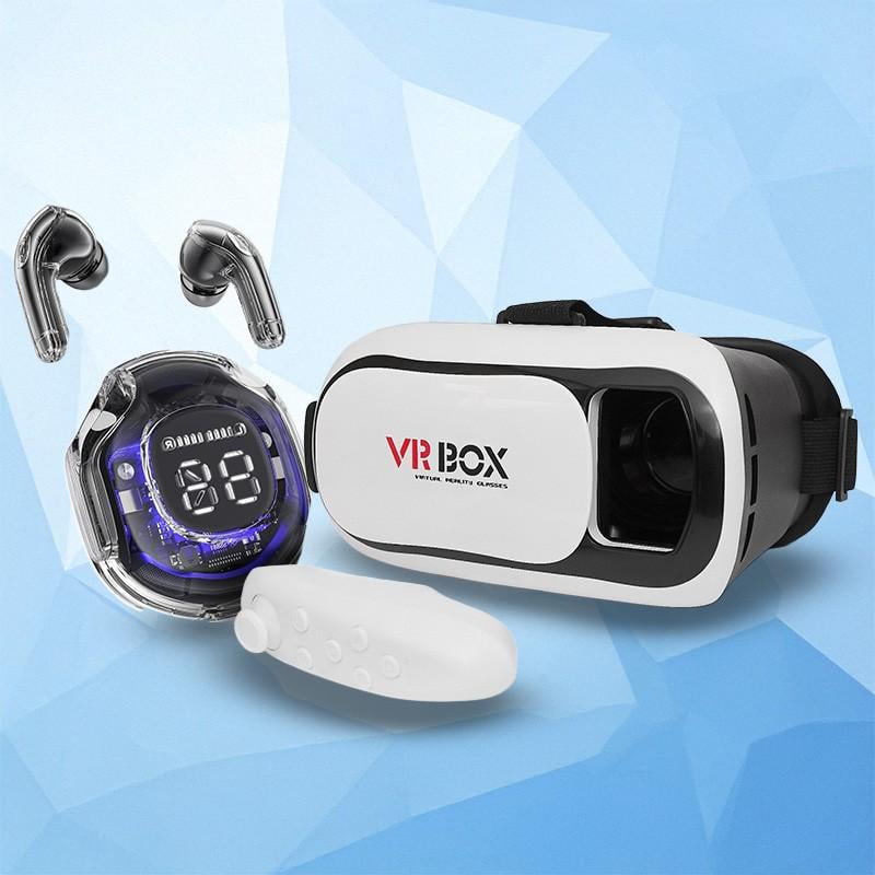 Очки виртуальной реальности VR BOX 2.0 и беспроводные наушники Ultrapods Pro - фото 9 Очки виртуальной реальности VR BOX 2.0 и беспроводные наушники Ultrapods Pro - фото 9