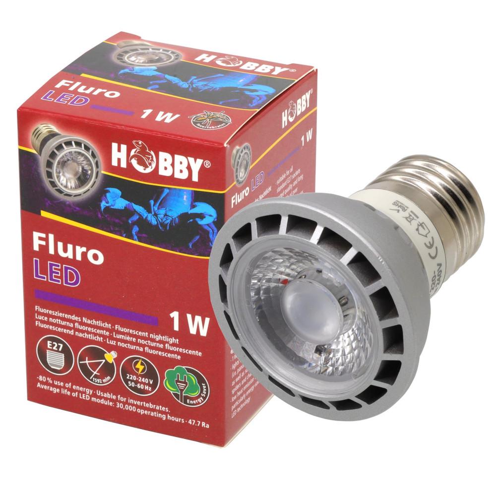 Лампа ультрафіолетова для тераріумів Hobby Fluro LED 1 W (HB37600) Лампа ультрафіолетова для тераріумів Hobby Fluro LED 1 W (HB37600)