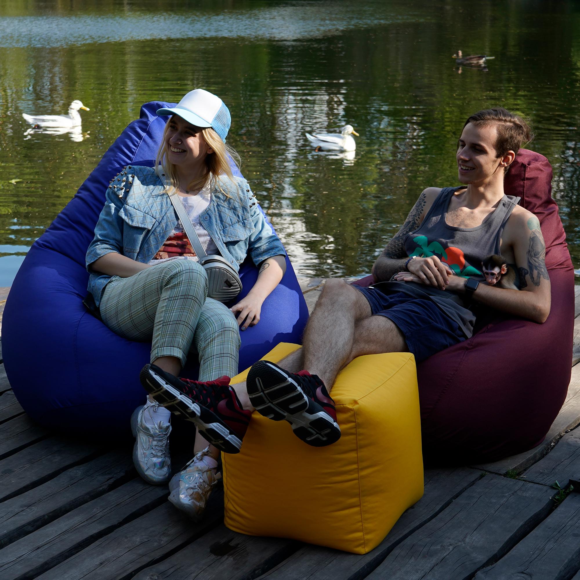 Кресло-мешок Студия Комфорта Груша оксфорд флекс 150х100 см Синий (901234) - фото 14 Кресло-мешок Студия Комфорта Груша оксфорд флекс 150х100 см Синий (901234) - фото 14