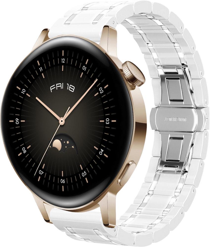 Ремешок керамический Ceramo для Huawei Watch GT3 42 мм White (28744-29)