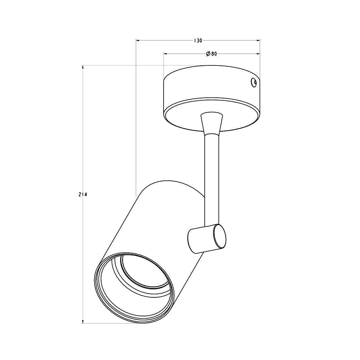 Спот Zuma Line 20014-WH Tori SL 1 White-Gold - фото 2