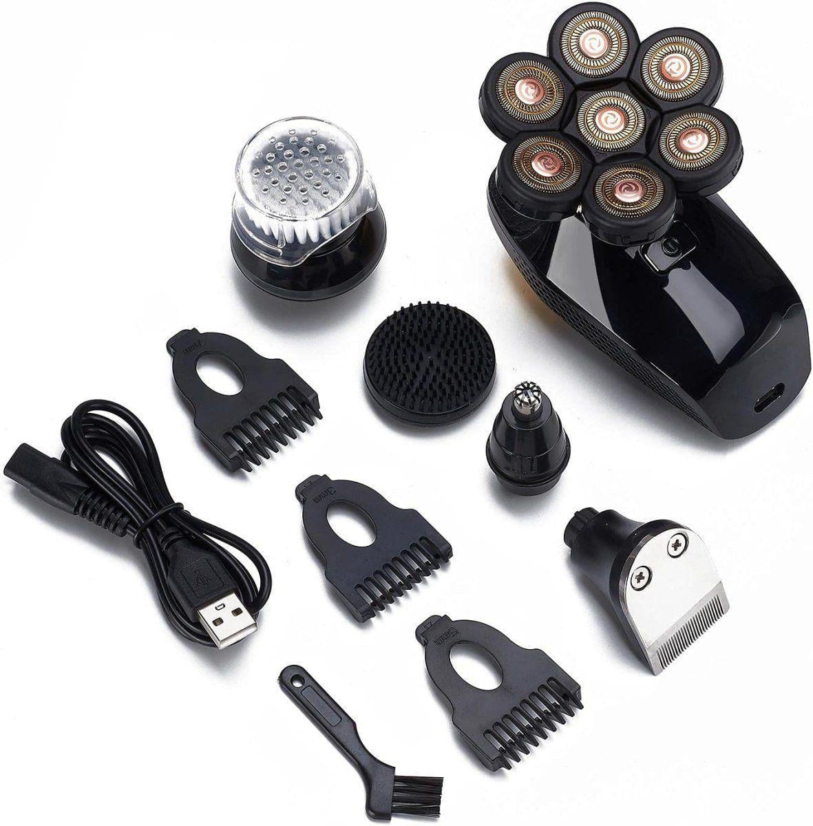 Бритва електрична для чоловіків 5в1 Чорний (3549)