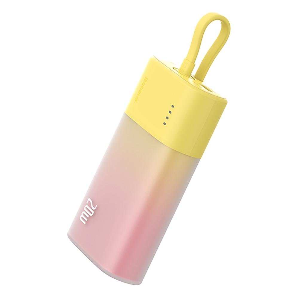 Повербанк BASEUS 5200 mAh 20W Lightning Yellow (P10055600Y12-00)