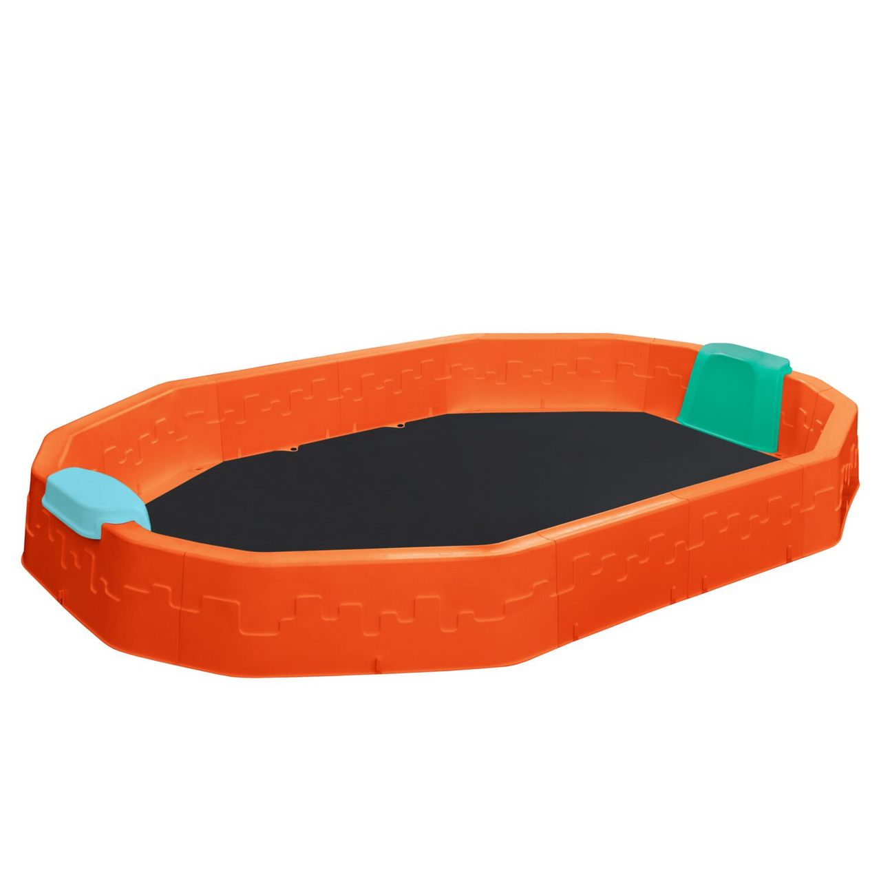 Песочница Domelo MAXI 225х150х25 см Оранжевый