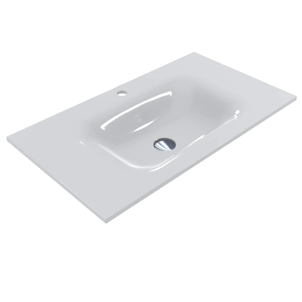 Умывальник накладной Miraggio Jessel прямоугольный 800x450 мм Белый (MG-0000748)