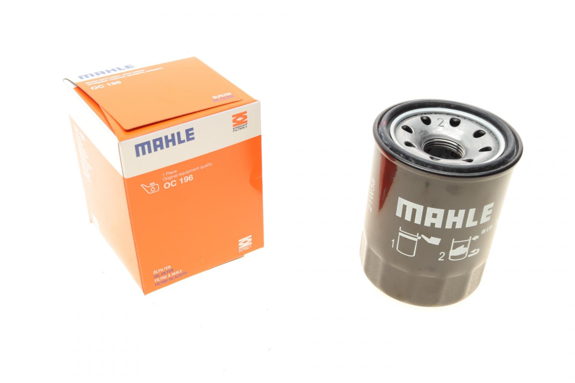 Фильтр масляный KNECHT для Mazda 626 II-V 1,8-2,0/Mitsubishi Lancer 1,3-1,8 89- (OC 196)