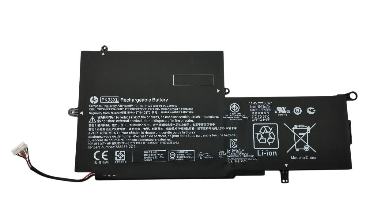 Аккумулятор для ноутбука HP PK03XL Spectre Pro x360 11,4 V 4810 mAh (062450)