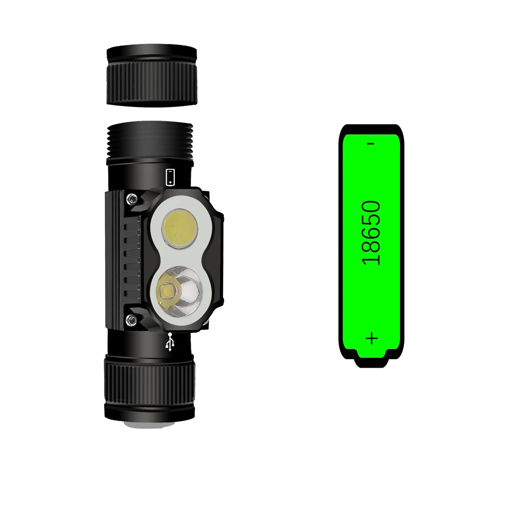 Ліхтар налобний PL-101L 5840 Type-C 1х18650 червоне світло 6 режимів (718671) - фото 2 Ліхтар налобний PL-101L 5840 Type-C 1х18650 червоне світло 6 режимів (718671) - фото 2