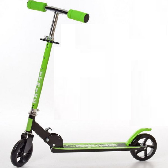 Детский самокат ITrike SR 2-005 двухколесный Зеленый (SUN6674)