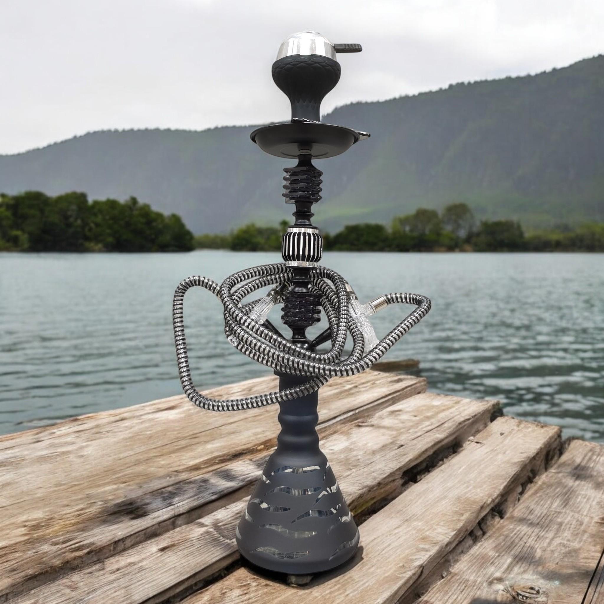 Кальян Hookah Musa Alto sil Plus на 2 человека 57 см Black (27344963)