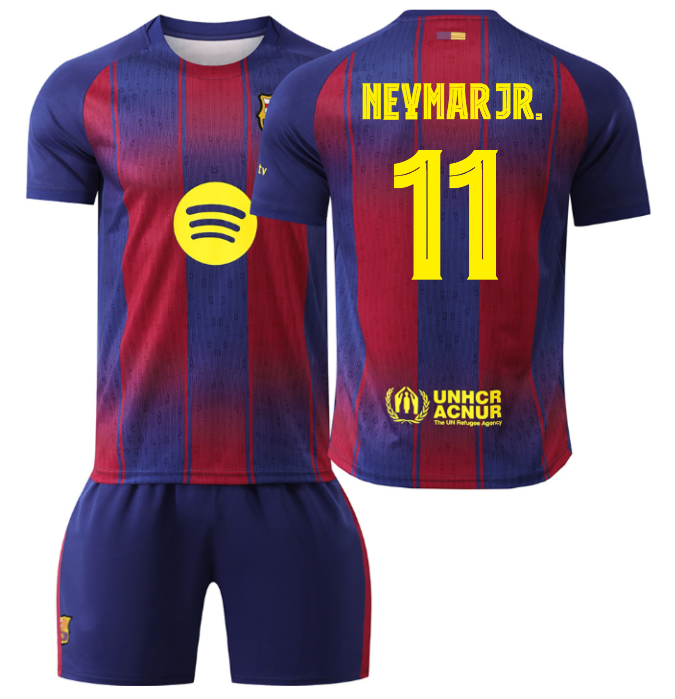 Футбольна дитяча форма Neymar Jr. 11 Barcelona сезон 24/25 р. 20 115–120 см Червоно-синій (3b0fb428)