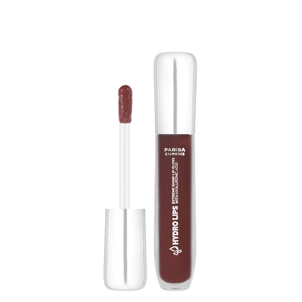Блиск для губ зволожуючий Parisa Cosmetics Hydro Shine Lip Gloss PHL-06 06 Sher raspberry Коричневий