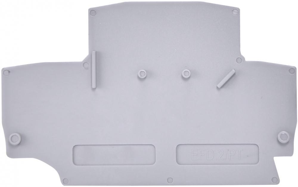 Пластина бічна для набірних клем ETI ESH-EFD.2/PT ESH-EFD.2 Cірий (3903269)