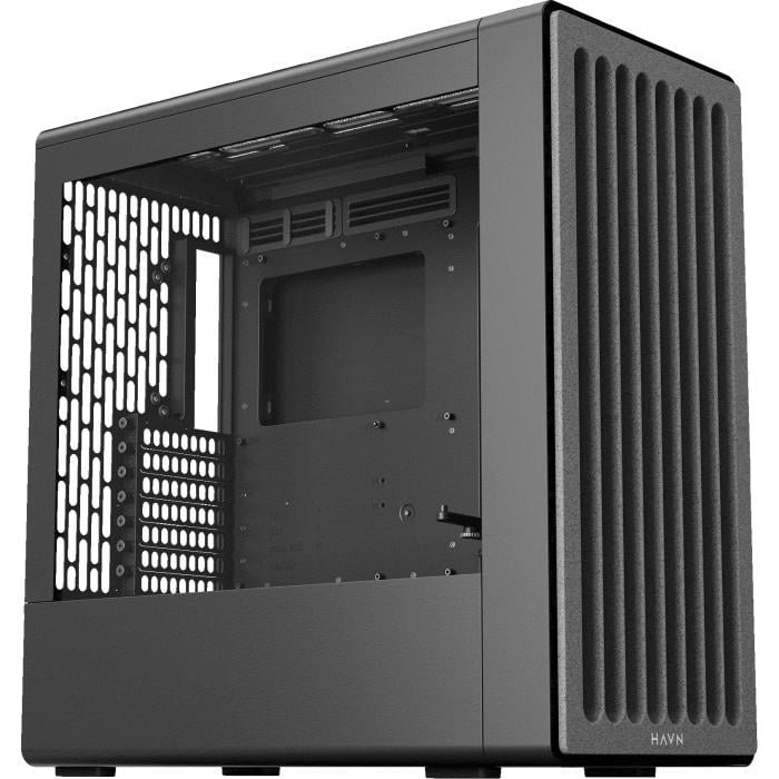 Корпус для ПК HAVN BF 360 Midi-Tower no PSU E-ATX/ATX/MicroATX/Mini-ITX Black (HVN-CA-BF360-02)
