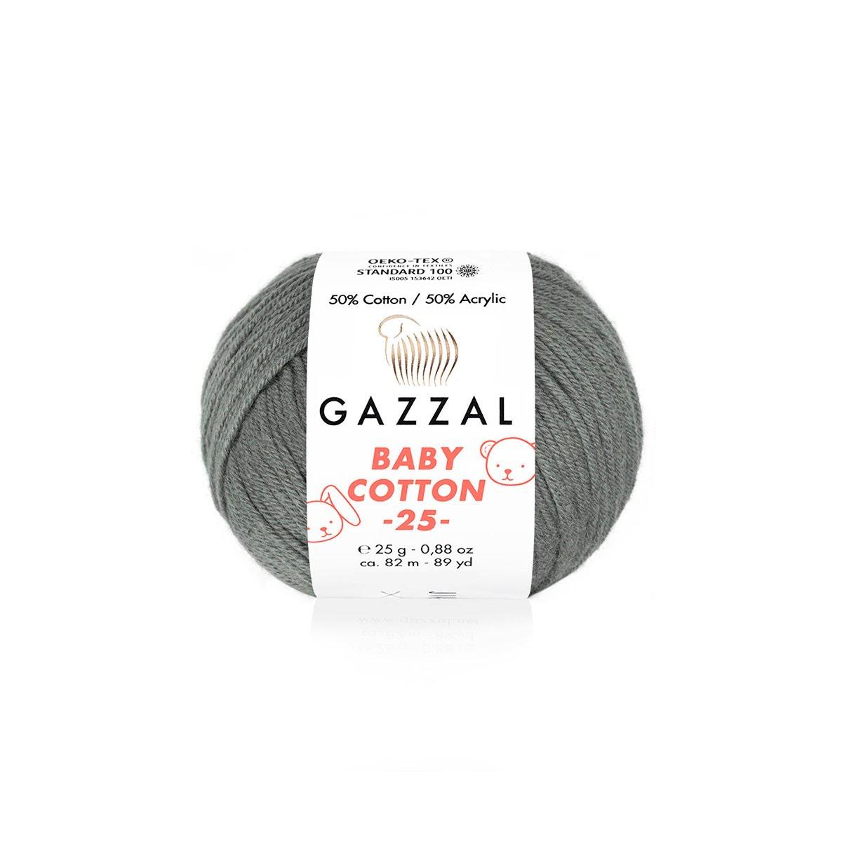 Пряжа Gazzal BabyCotton 25 цвет 3450 Пряжа Gazzal BabyCotton 25 цвет 3450