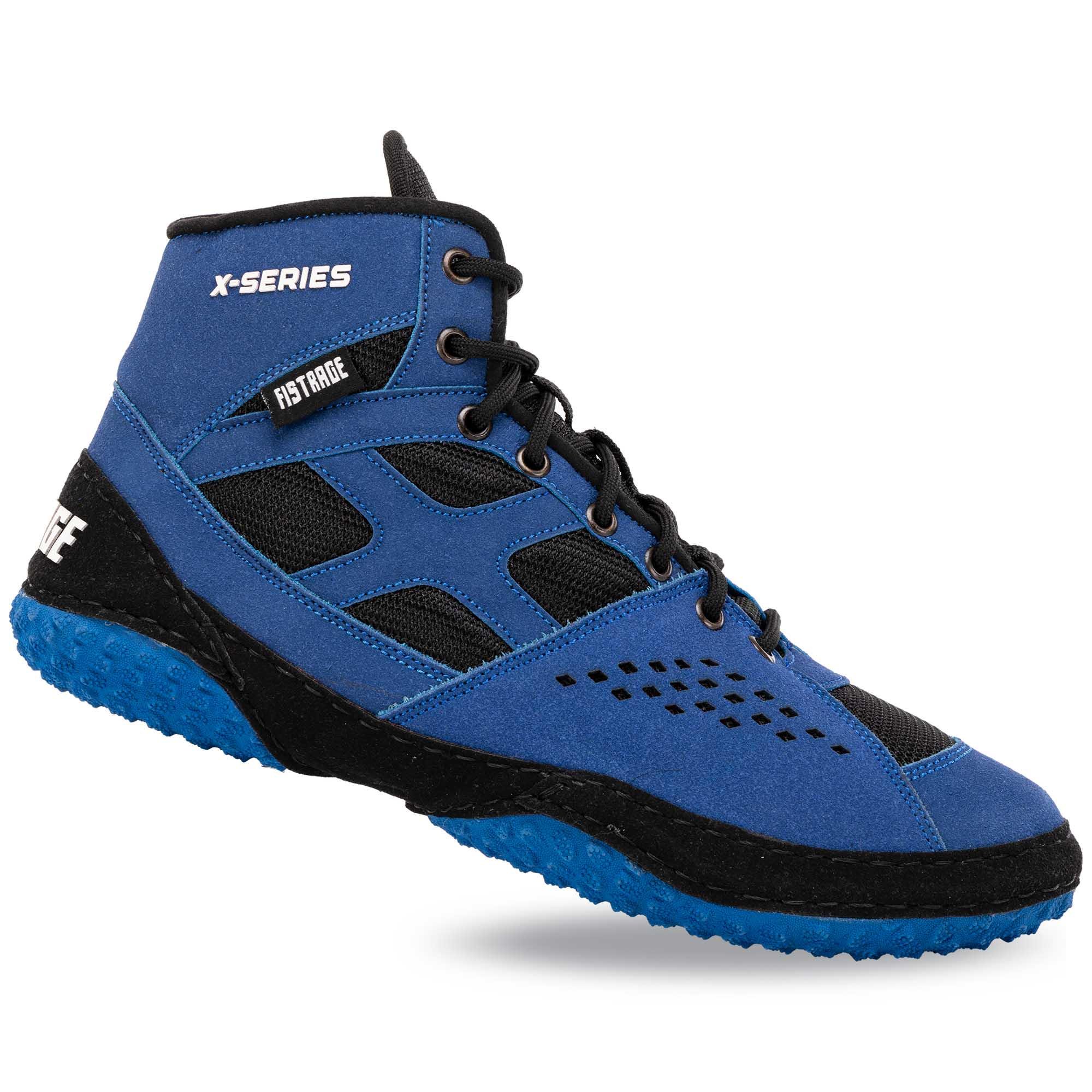Борцівки FISTRAGE VL-4565 верх замша/низ нековзка гума р. 37/23 см Синій/Чорний (6936116106101) - фото 6 Борцівки FISTRAGE VL-4565 верх замша/низ нековзка гума р. 37/23 см Синій/Чорний (6936116106101) - фото 6