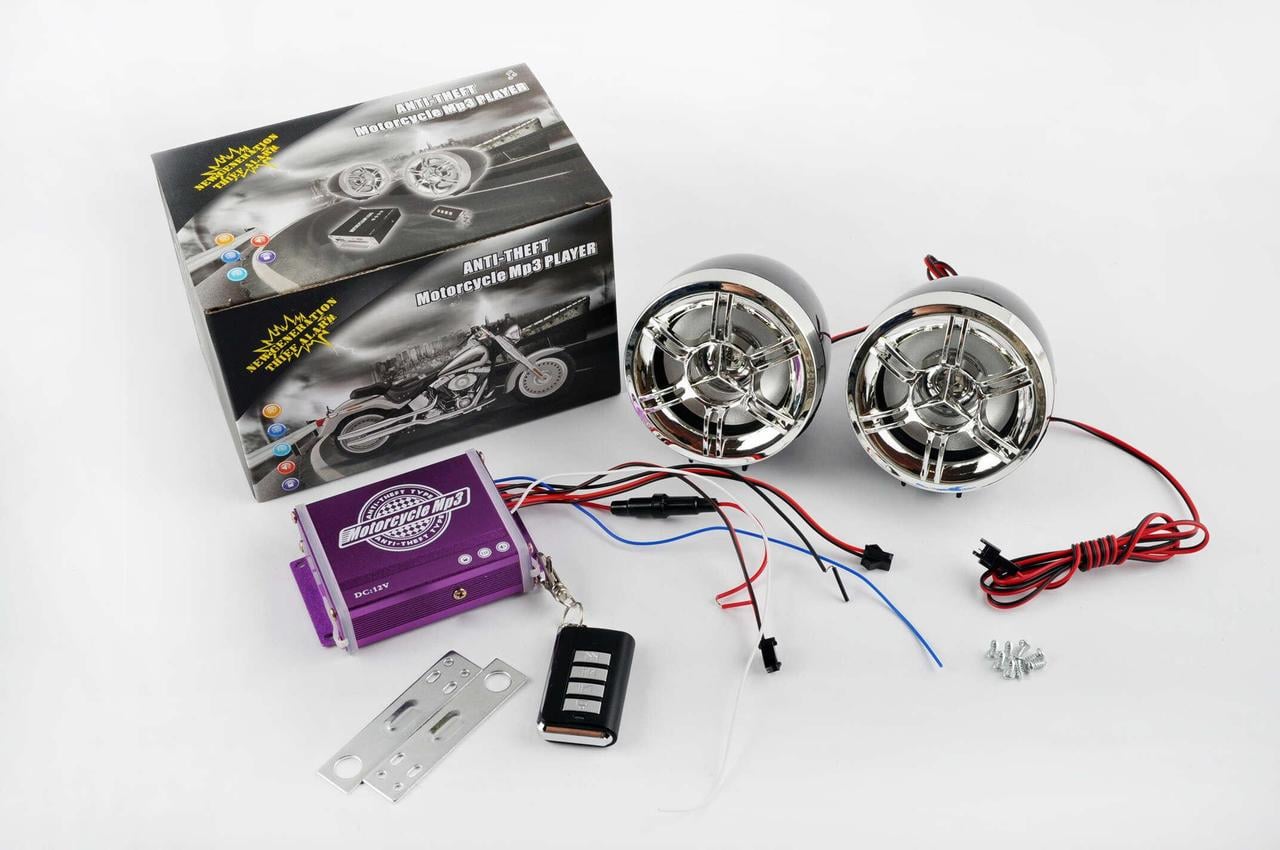 Аудиосистема 2.0 mod:938 3 сигнализация/МР3/FM/MicroSD/пульт управления разъем ППДУ 3,5 мм Хром (2177140857)