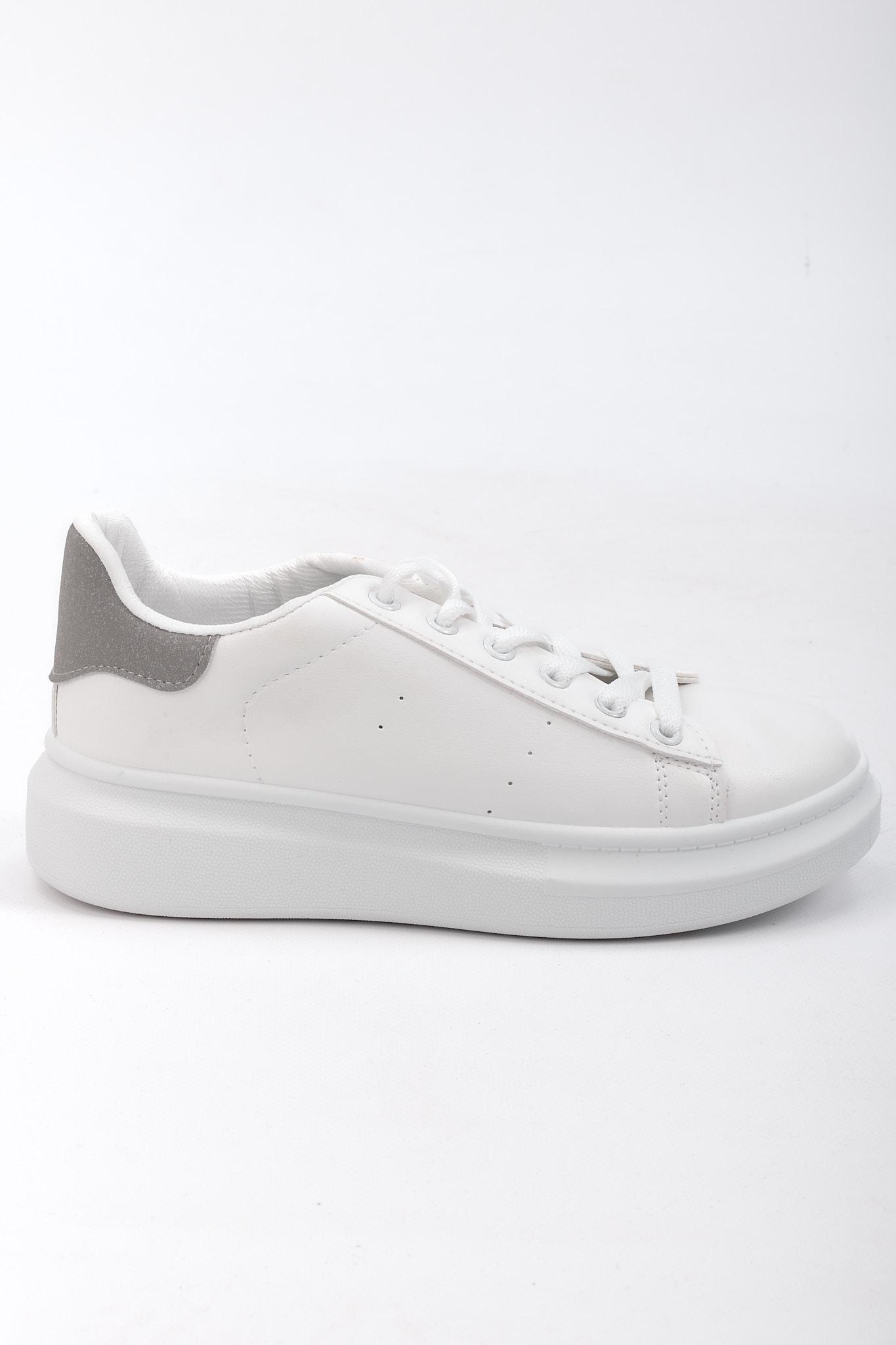 Кеды женские Fashion на платформе со вставкой 347297 р. 38 Белый с серым (347297_38) - фото 5 Кеды женские Fashion на платформе со вставкой 347297 р. 38 Белый с серым (347297_38) - фото 5