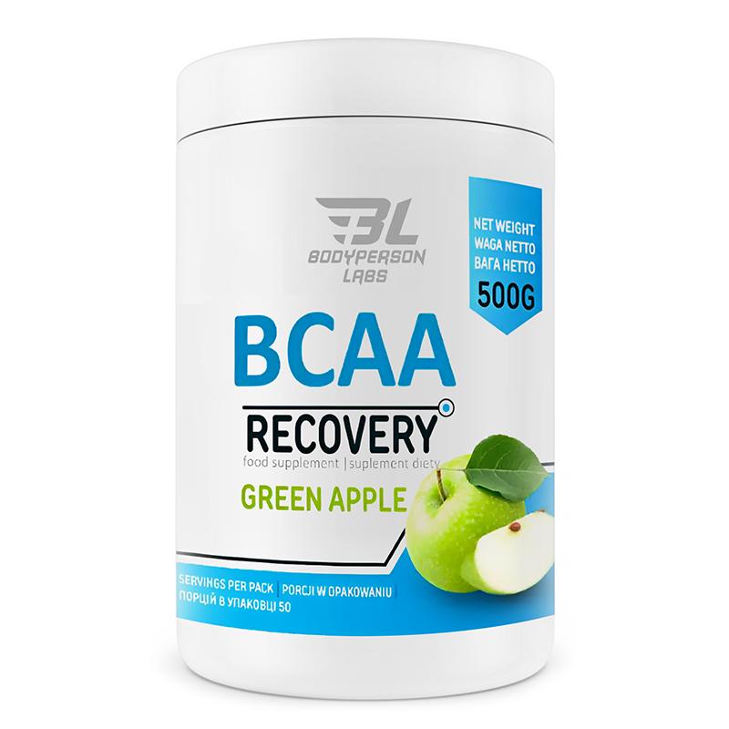 Амінокислоти Bodyperson Labs BCAA Recovery 500 г Зелене яблуко