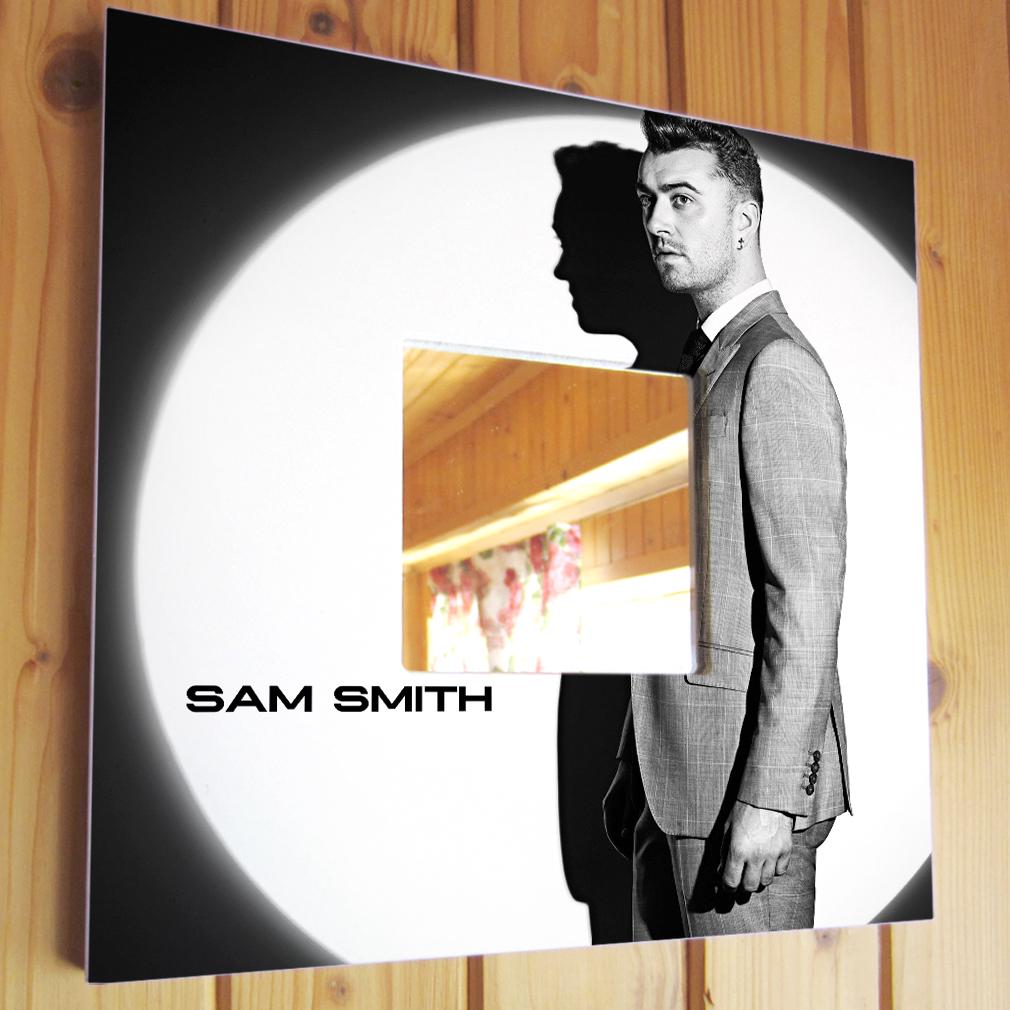 Зеркало декоративное Певец Sam Smith 260х260 мм (M04371) Зеркало декоративное Певец Sam Smith 260х260 мм (M04371)