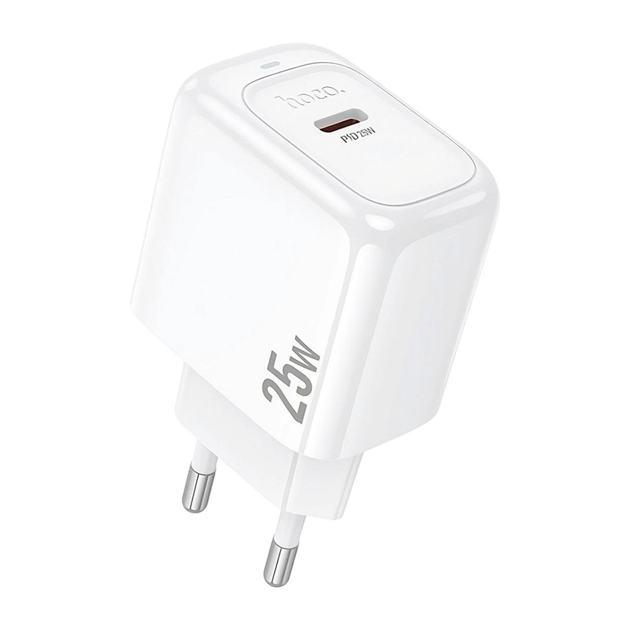 Зарядное устройство сетевое Hoco CS53A PD25W/3A Type-C с быстрой зарядкой White (1858272483) Зарядное устройство сетевое Hoco CS53A PD25W/3A Type-C с быстрой зарядкой White (1858272483)