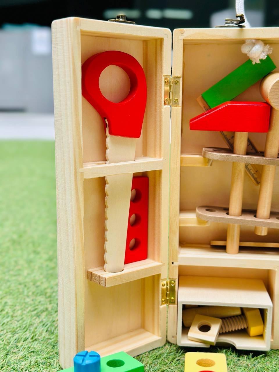 Детский набор Мастерская деревянные инструменты в чемодане (2679664989) - фото 6 Детский набор Мастерская деревянные инструменты в чемодане (2679664989) - фото 6