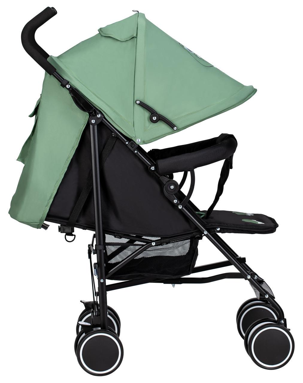 Коляска для дитини FreeON прогулянкова Simple Black/Dark Green - фото 3