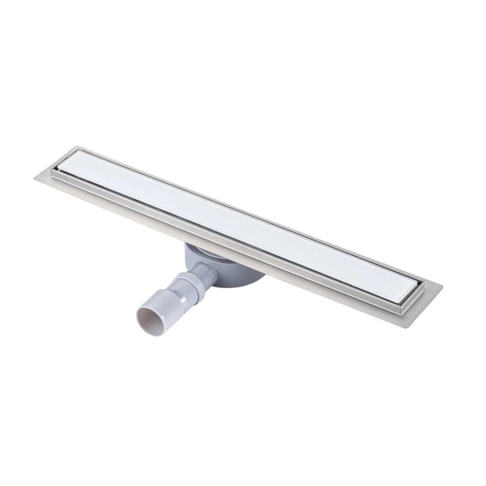 Сливной канал для душа под плитку TAU SCORP 60 см из нержавеющей стали с поворотным сифоном и сухим затвором (46676)