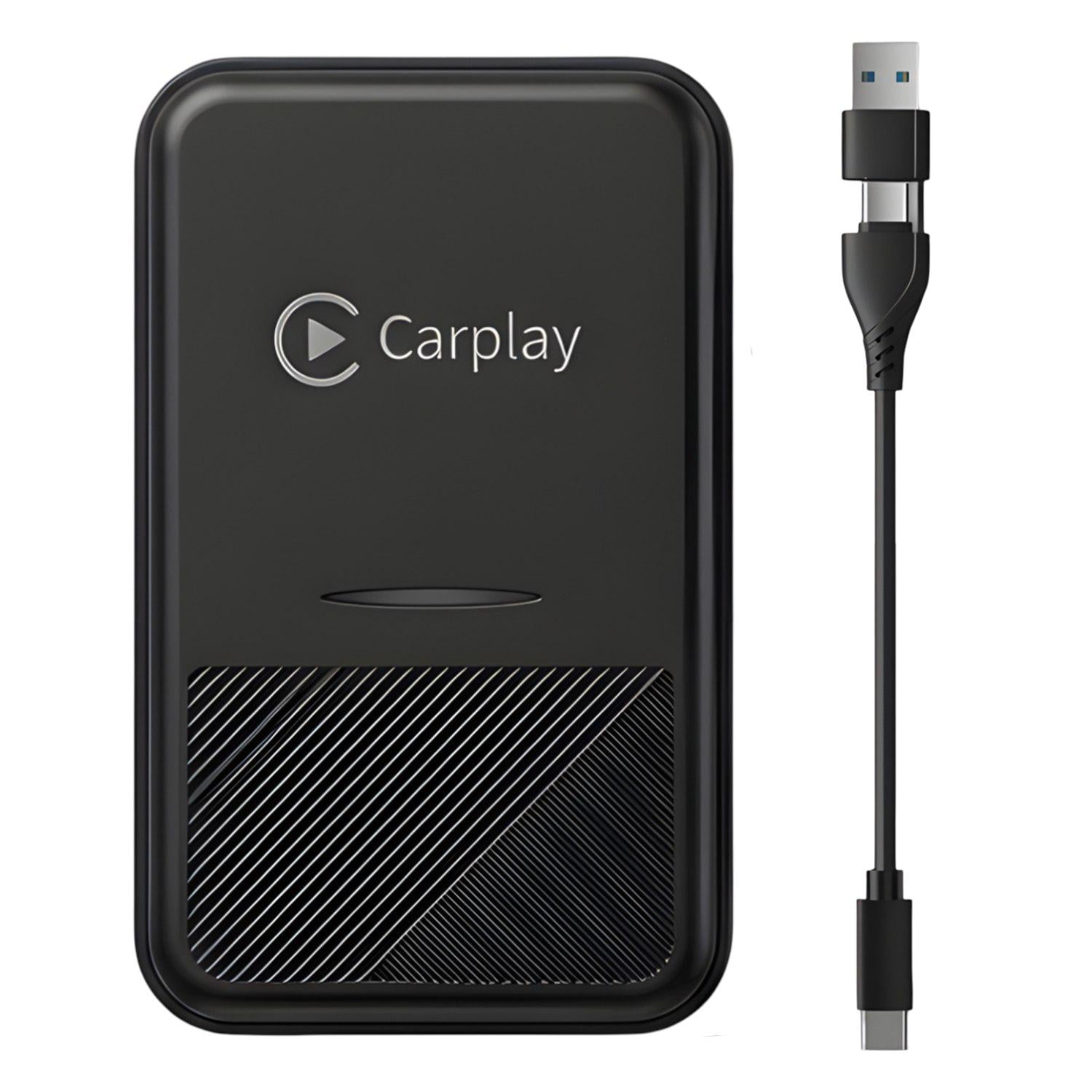 Адаптер автомобильный беспроводной 0271/МК CarPlay P10 Bluetooth/Wi-Fi для iPhone (35357893)
