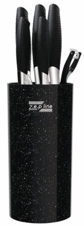 Набор кухонных ножей ZepLine ZP-046 Черный (18281968)